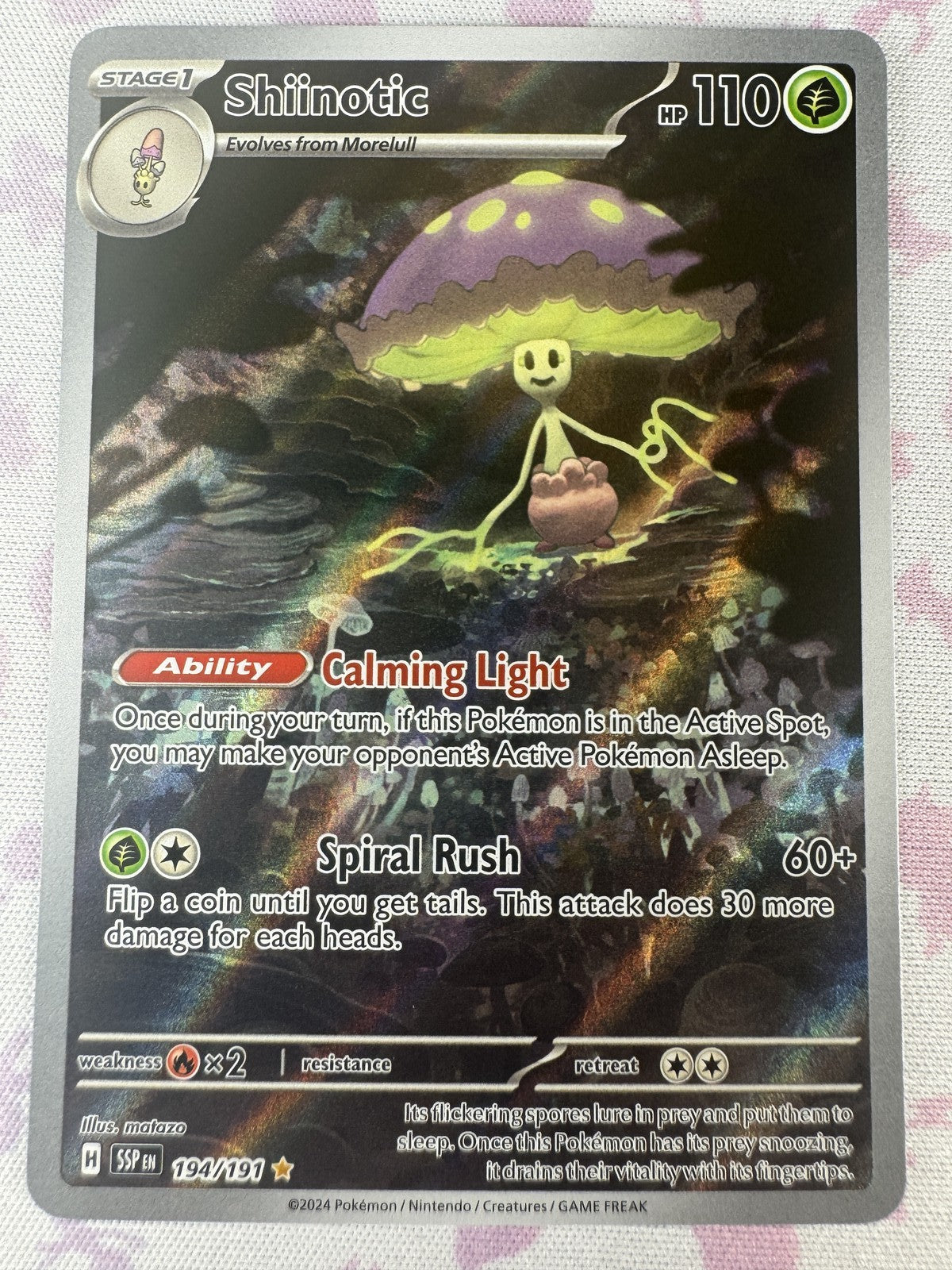 Shiinotic Pokemon 194/191 NM