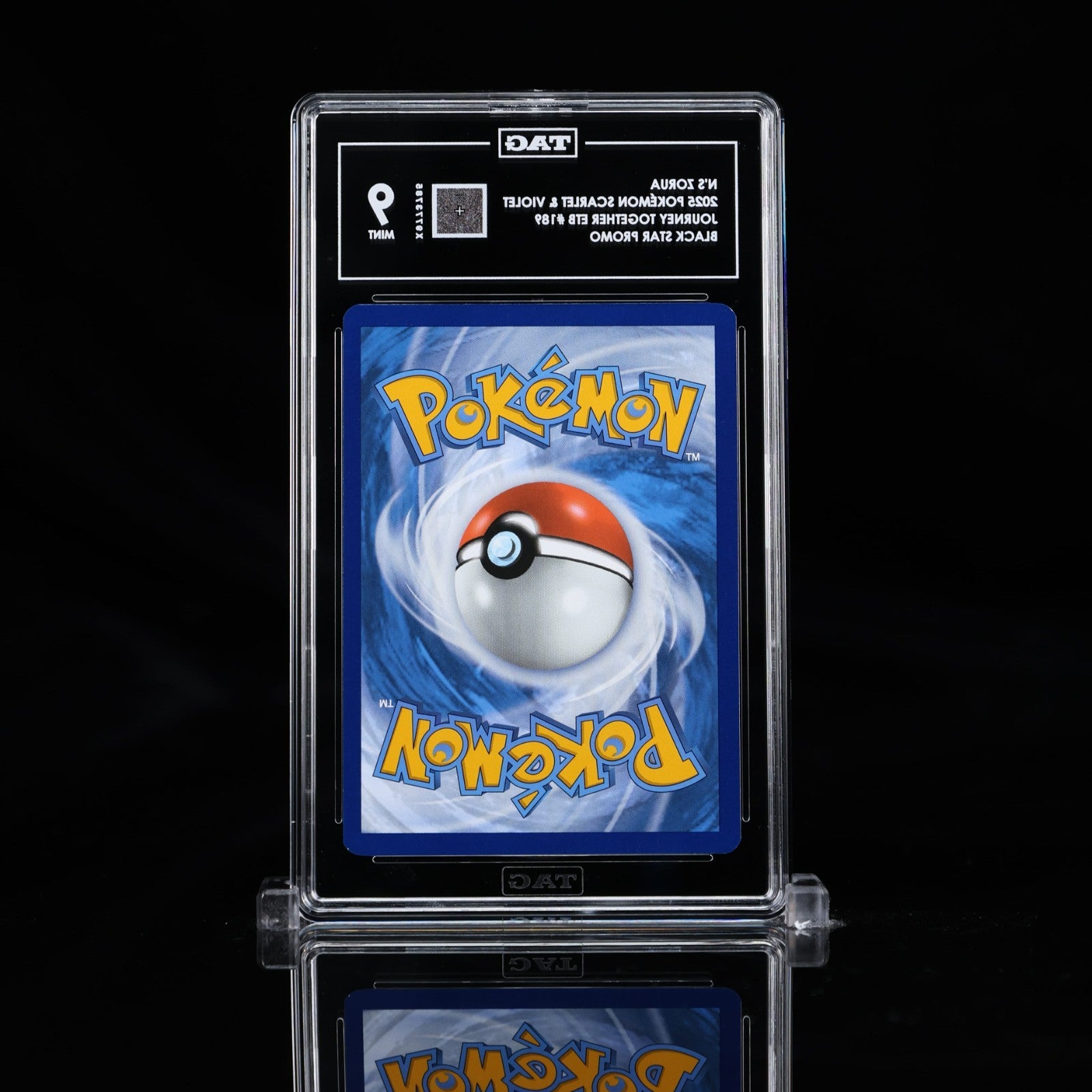 N's Zorua 189 Sv: Scarlet & Violet Promo Cards Holo Pokemon Tag 9