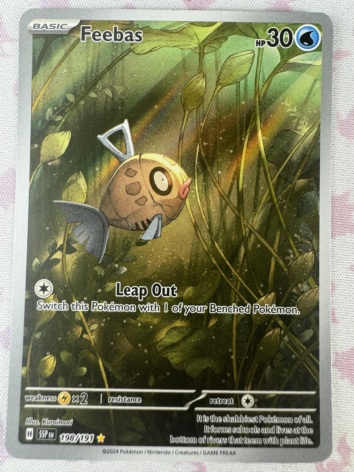 Feebas Pokemon 198/191 NM