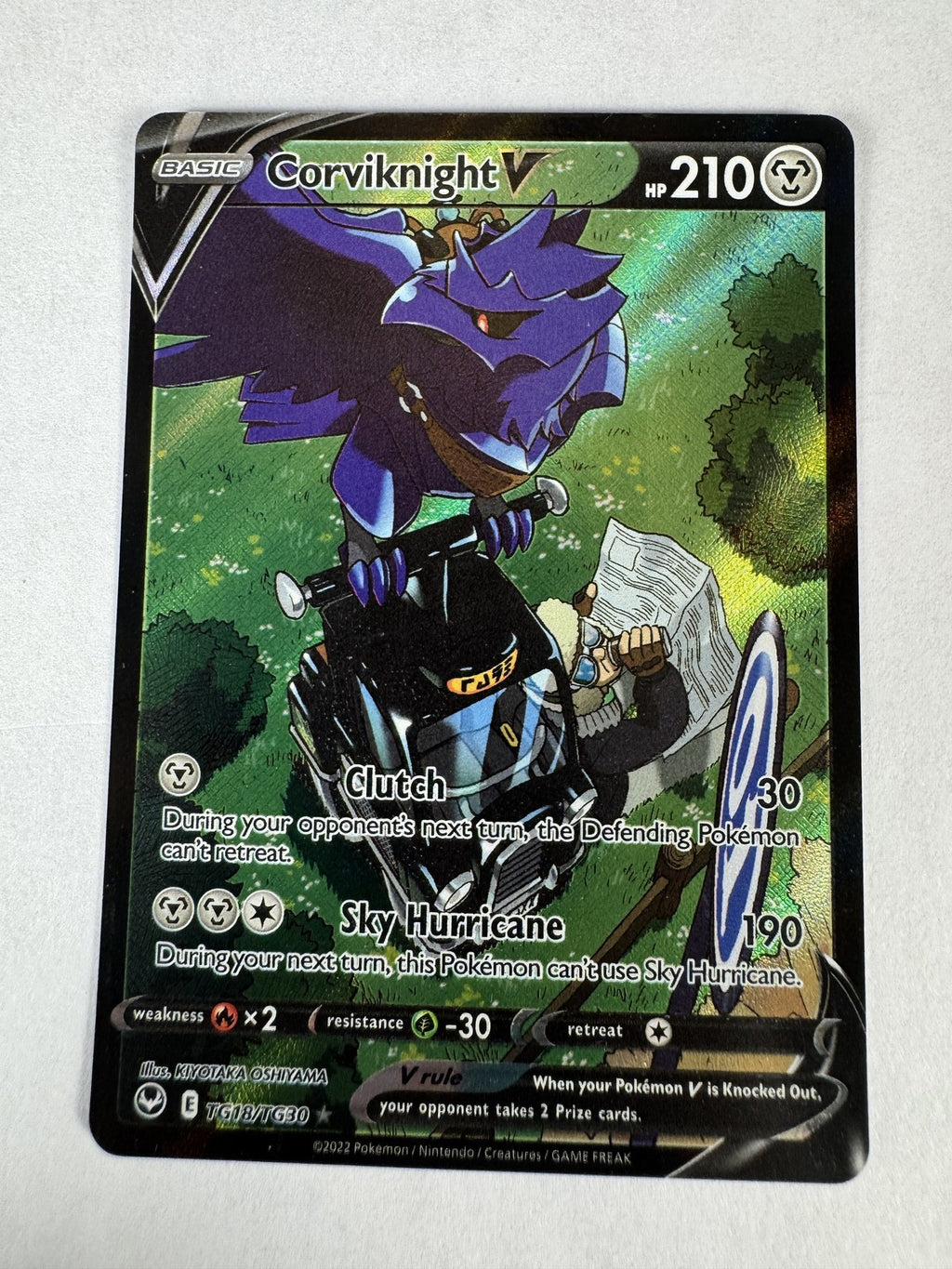 Corviknight V Ultra Rare SWSH12: Silver Tempest Pokemon Gallery TG18/TG30 NM