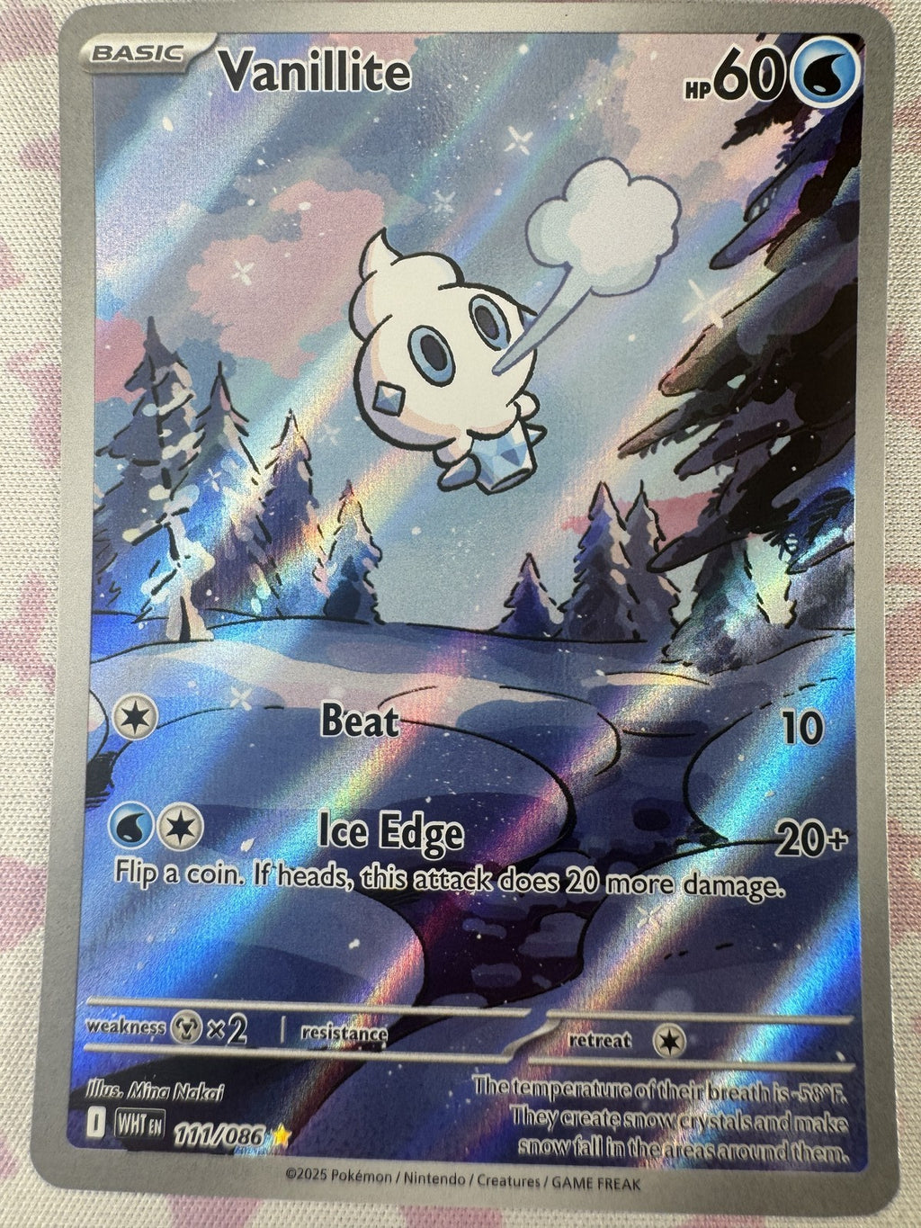 Vanillite Pokemon 111/086 NM