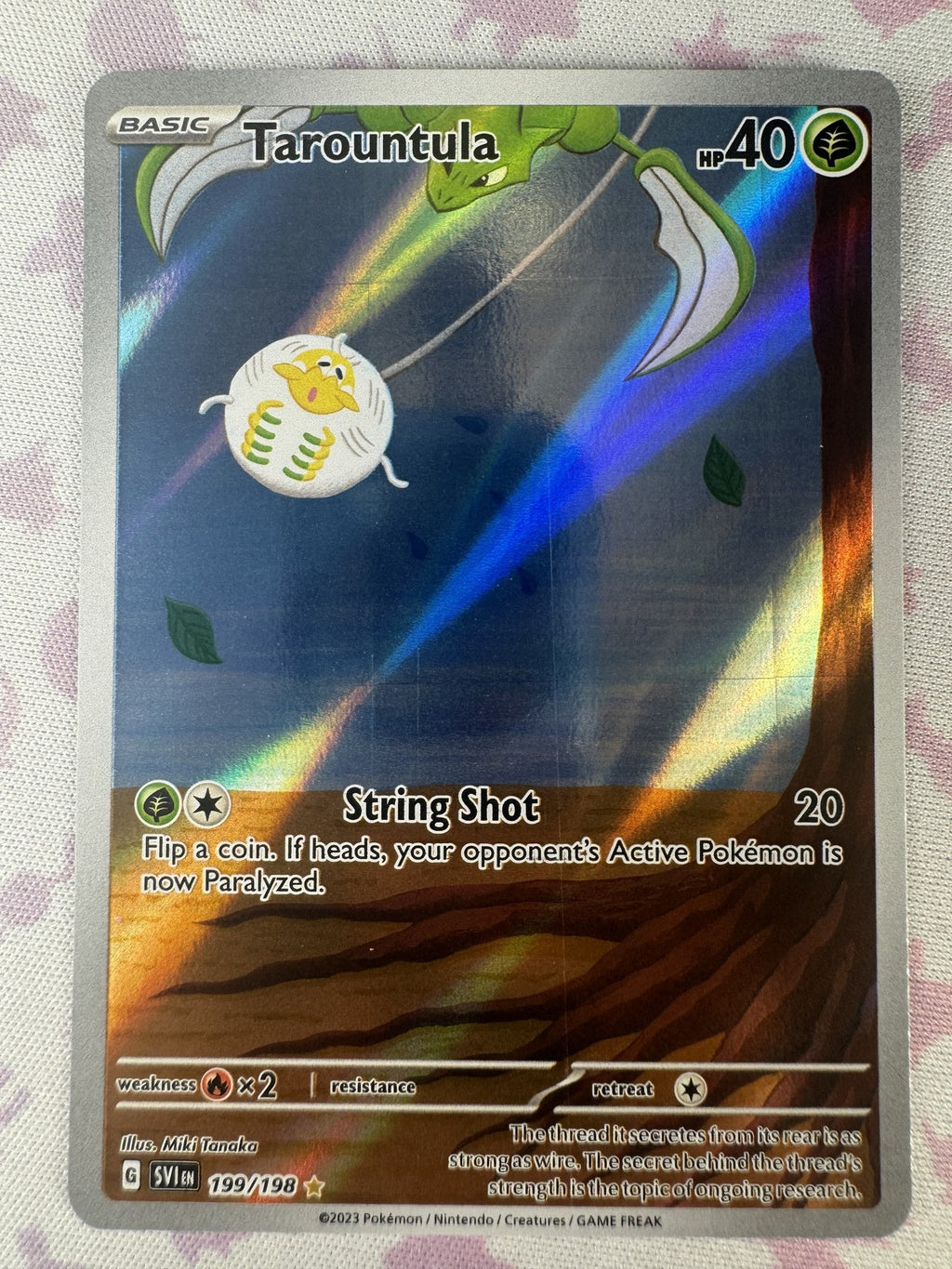 Tarountula Pokemon 199/198 NM