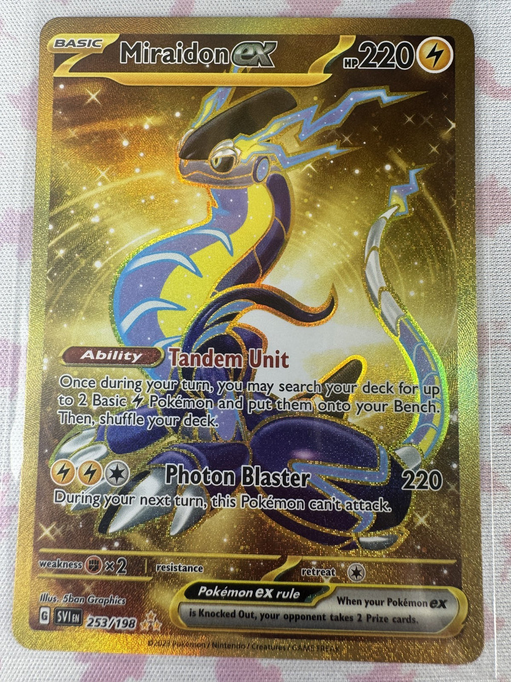 Miraidon ex Pokemon 253/198 NM