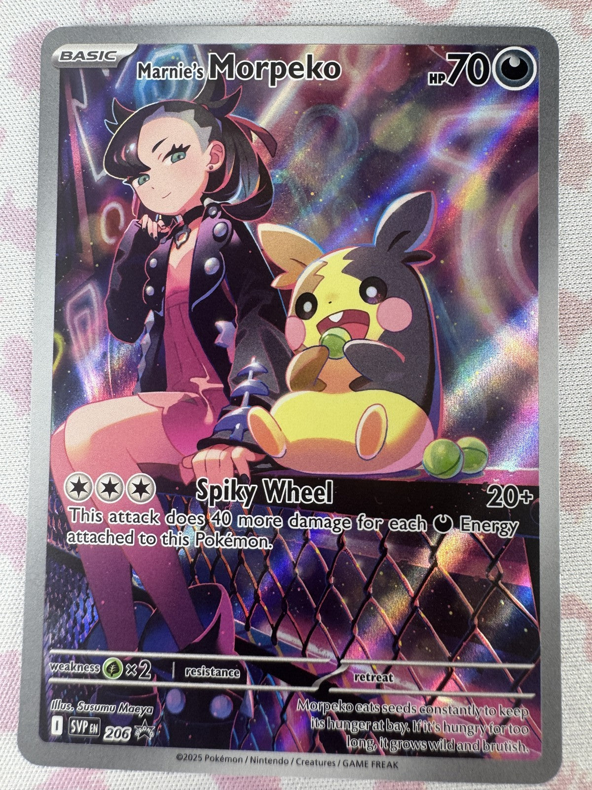 Marnie’s Morpeko Pokemon 206 NM
