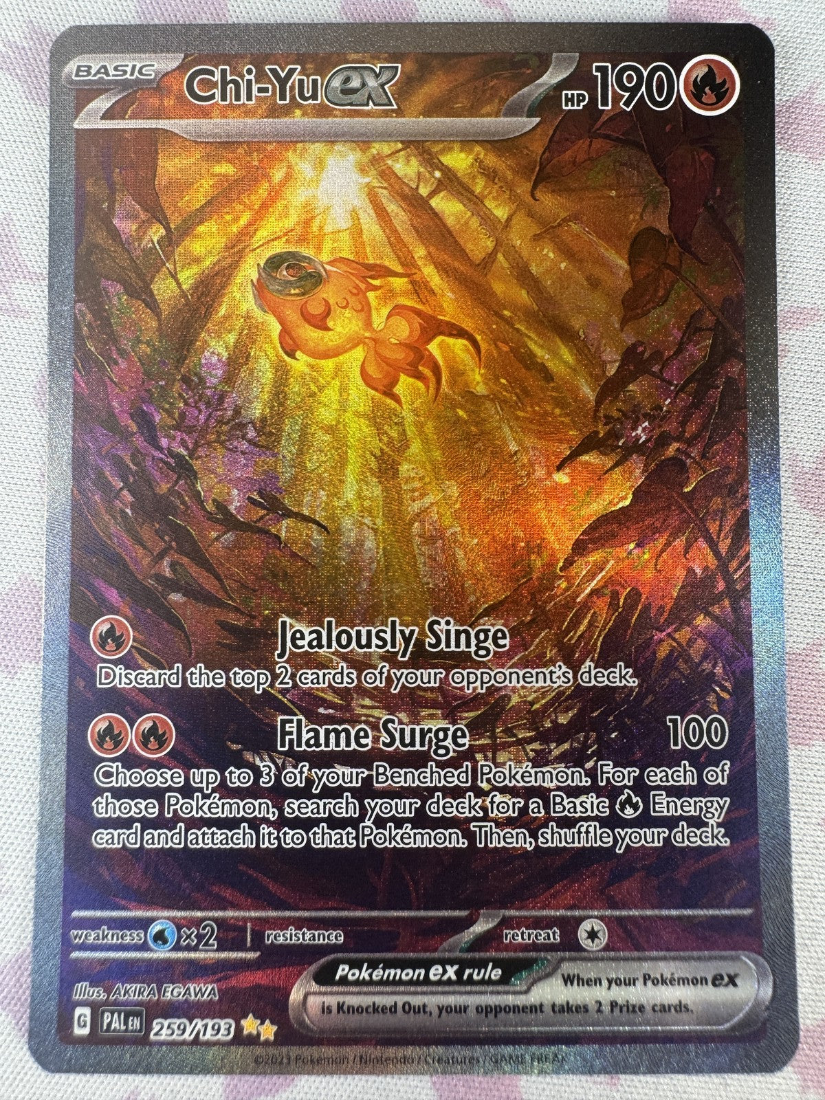 Chi-Yu ex Pokemon 259/193 NM