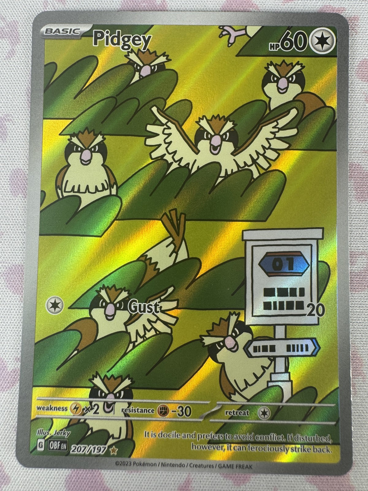 Pidgey - Pokemon 207/197 NM