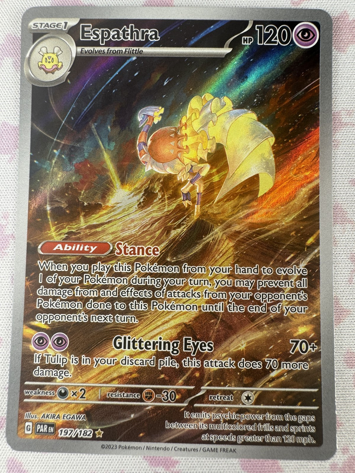 Espathra - Pokemon 197/182 NM