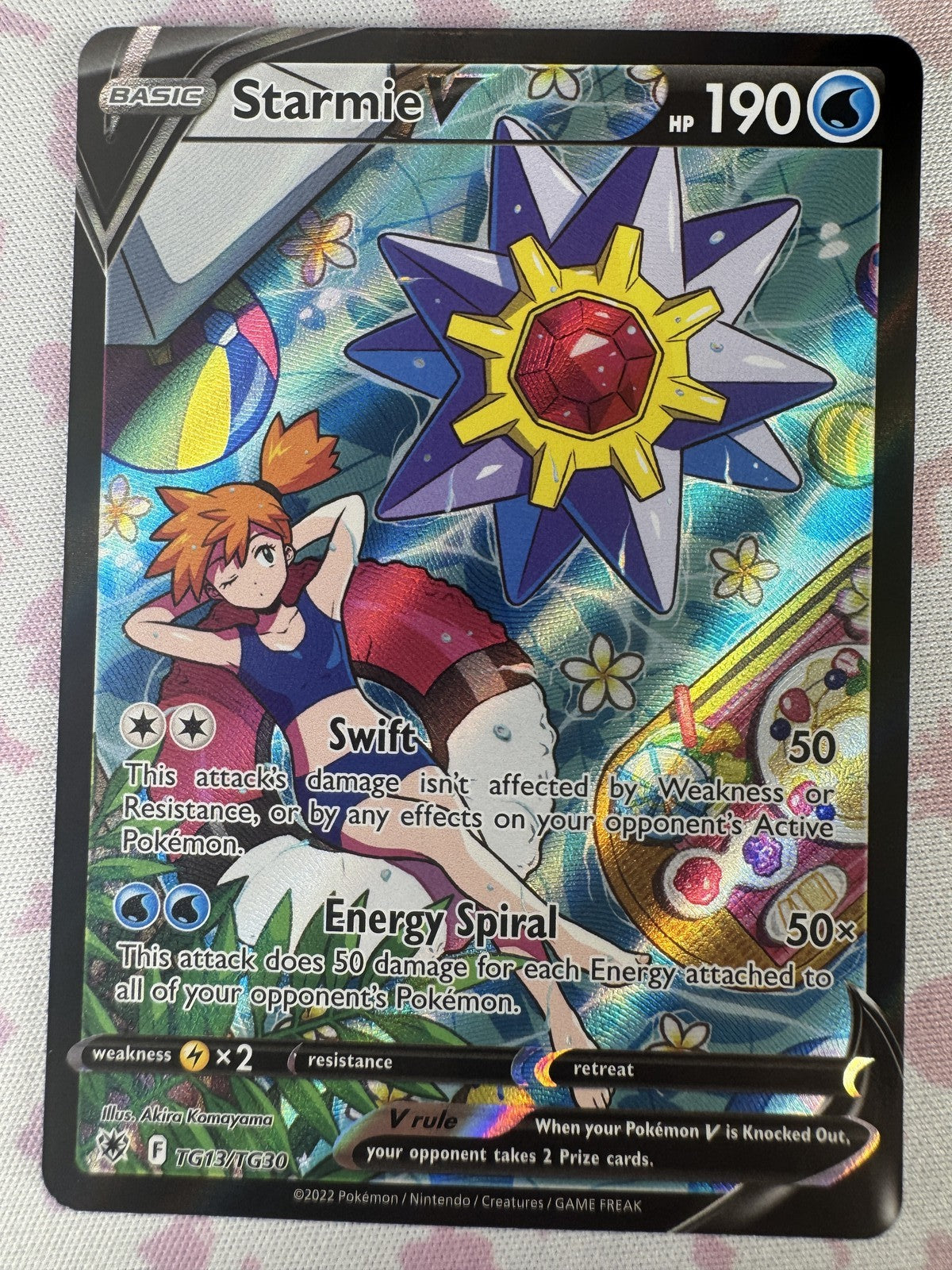 Starmie V Pokemon TG13/TG30 NM