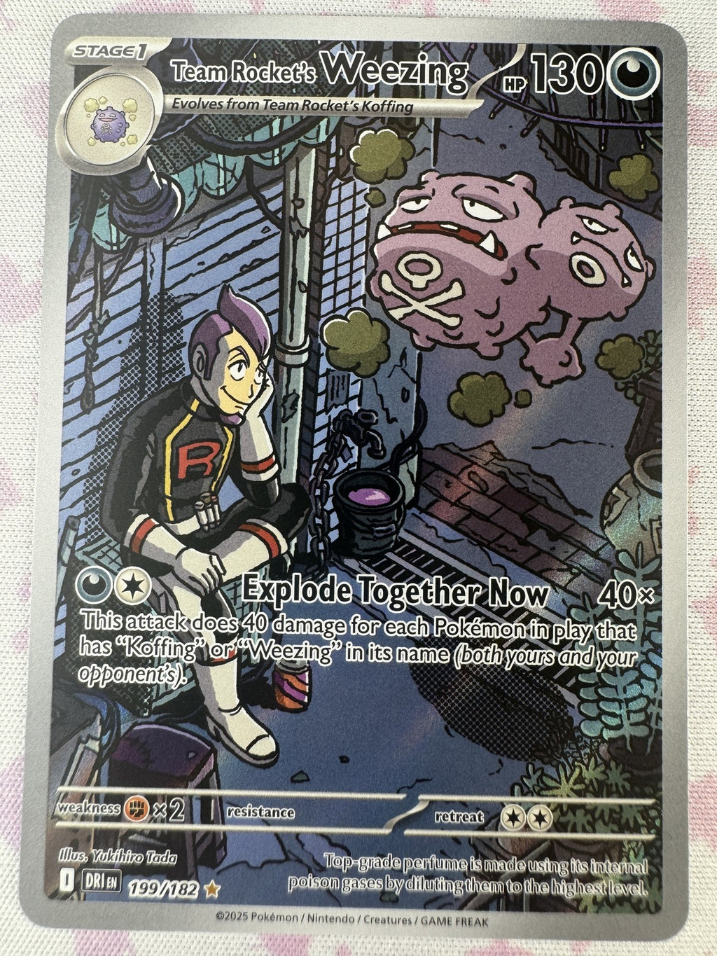 Team Rocket's Weezing - Pokemon 199/182 NM