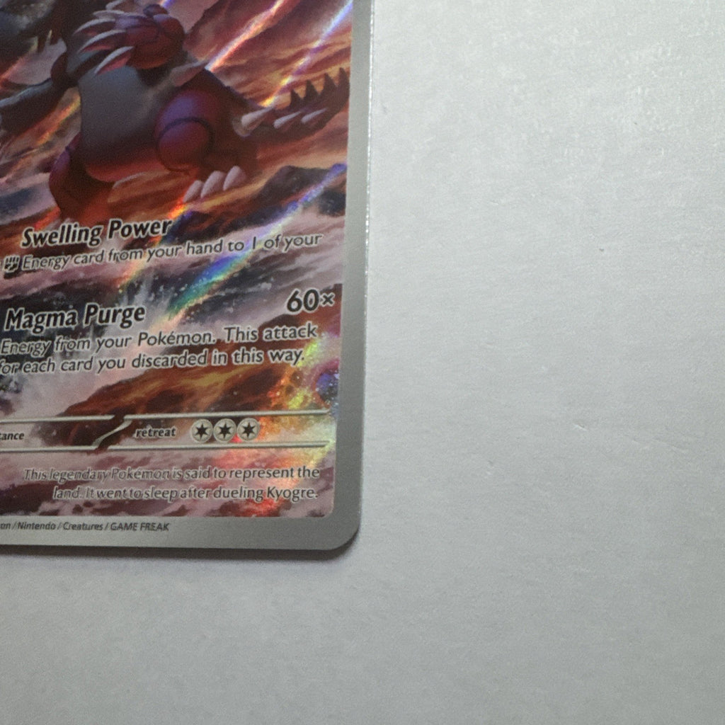 Groudon 199/182 SV04: Paradox Rift Holo Pokémon