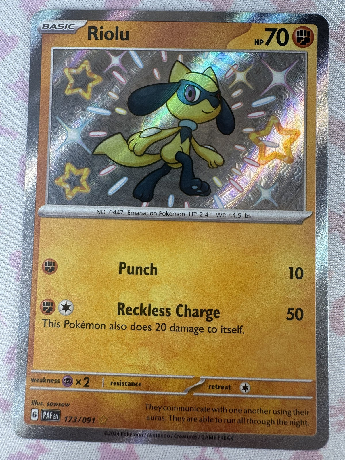 Riolu Pokemon 173/091 NM