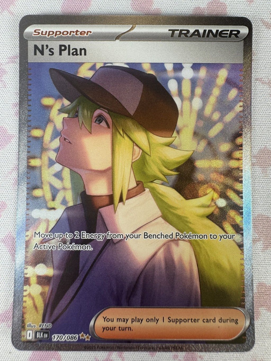 N's Plan Pokemon 170/086 NM